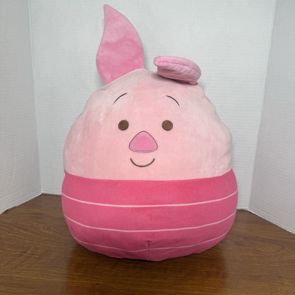 Squishmallow Disney Winnie the Pooh Piglet Pig Plush Kelly Toy 14in Medium EUC
